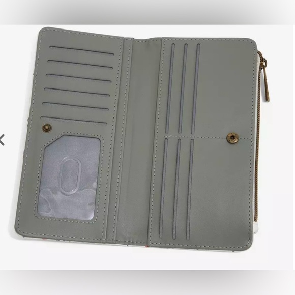 NWT Her Universe Star Wars Rey and Kylo lightsaber flap wallet - Picture 3 of 10